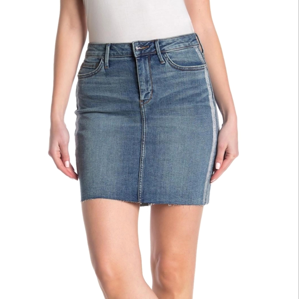 Sam Edelman "Jenny" metallic stripe skirt